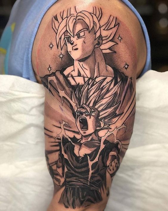 46 Mejores Tatuajes De Dragon Ball Y Variantes 2020