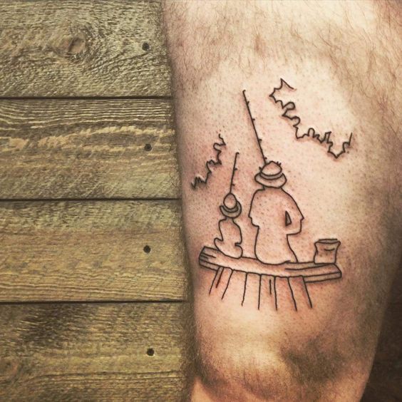 Ideas para Tatuajes de Pesca y Anzuelos 32 Ideas para Tatuajes de Pesca y Anzuelos 32