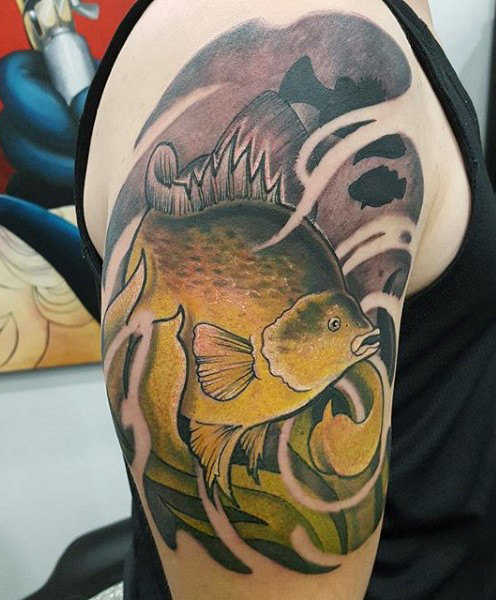 Ideas para Tatuajes de Pesca y Anzuelos 41 Ideas para Tatuajes de Pesca y Anzuelos 41