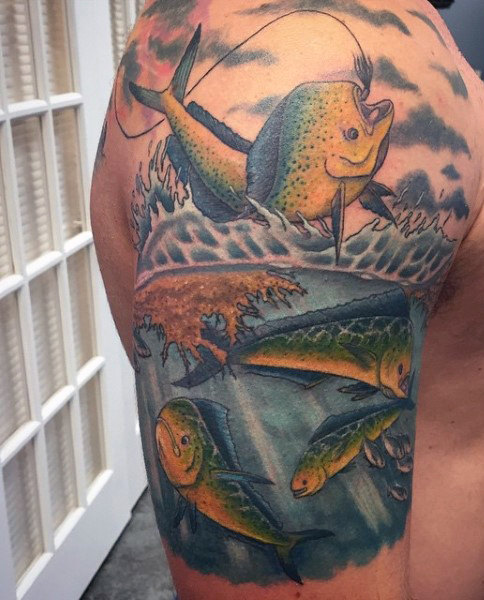 Ideas para Tatuajes de Pesca y Anzuelos 17 Ideas para Tatuajes de Pesca y Anzuelos 17