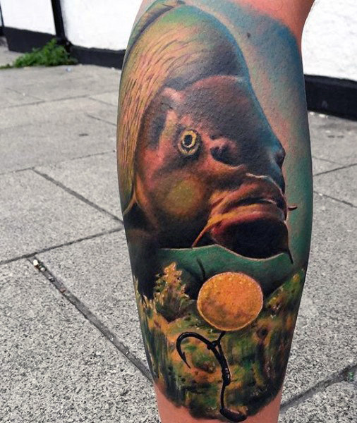 Ideas para Tatuajes de Pesca y Anzuelos 7 Ideas para Tatuajes de Pesca y Anzuelos 7