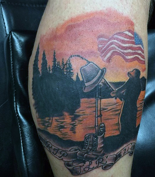 Ideas para Tatuajes de Pesca y Anzuelos 24 Ideas para Tatuajes de Pesca y Anzuelos 24