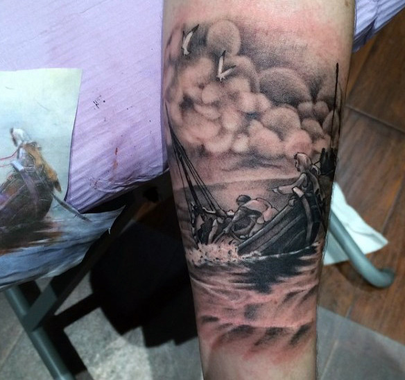 Ideas para Tatuajes de Pesca y Anzuelos 25 Ideas para Tatuajes de Pesca y Anzuelos 25