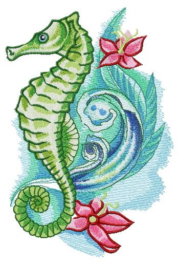 69 Ideas para Tatuajes de Caballitos de mar (+ Significado) 47