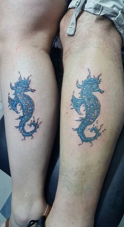 69 Ideas para Tatuajes de Caballitos de mar (+ Significado) 5