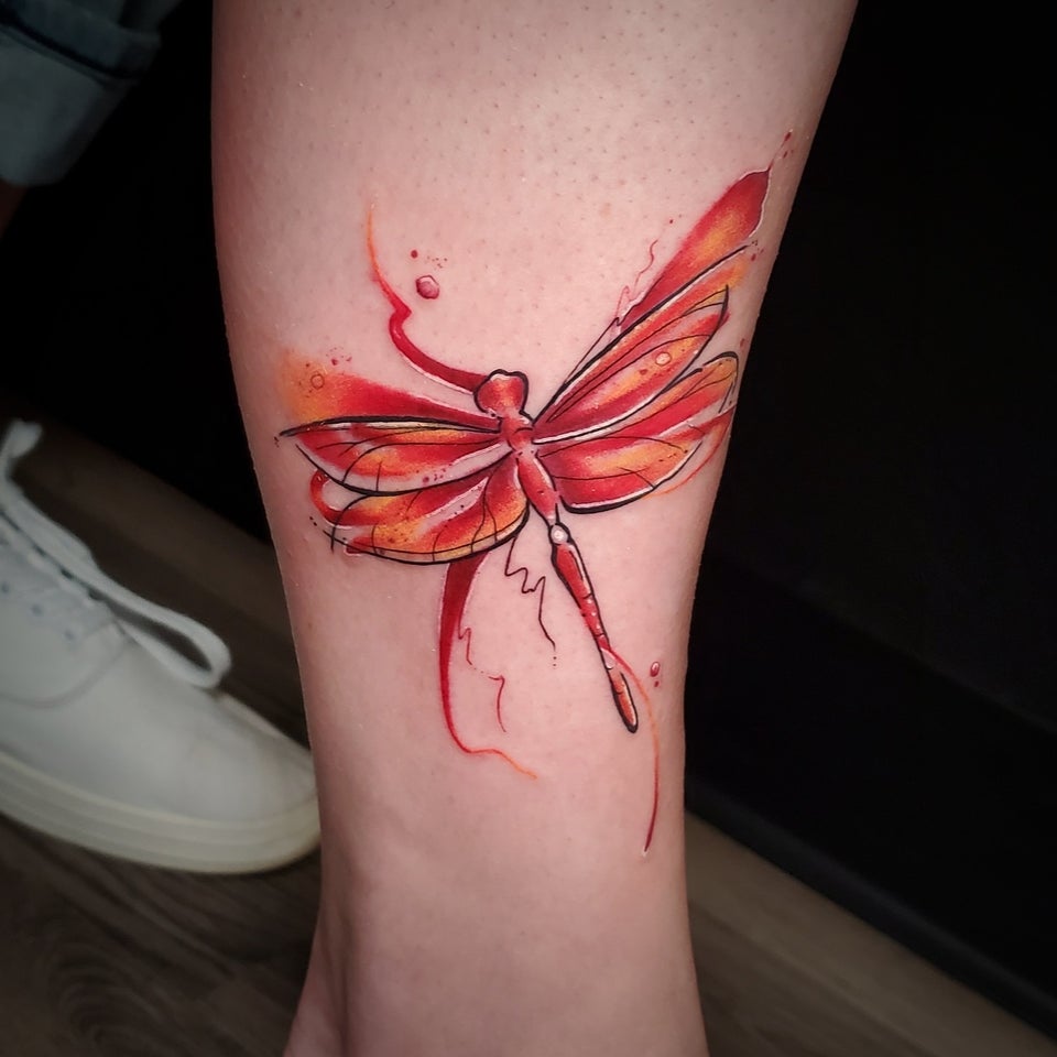 68 Tatuajes de Libélulas con sus Significados 4 68 Tatuajes de Libélulas con sus Significados 4