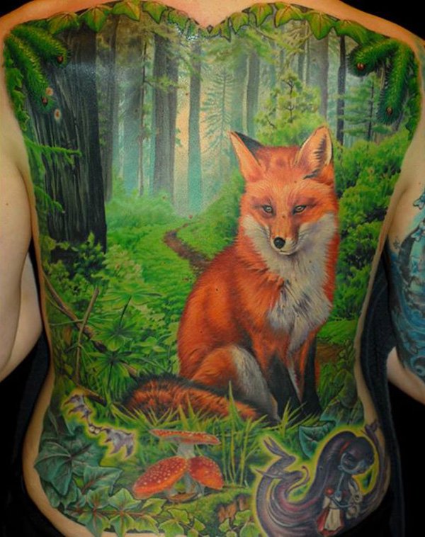 51 Tatuajes de zorros y sus significados 19 51 Tatuajes de zorros y sus significados 19