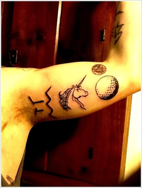 62 Ideas para Tatuajes de Unicornios (+Significados) 43 62 Ideas para Tatuajes de Unicornios (+Significados) 43