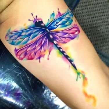 68 Tatuajes de Libélulas con sus Significados 11 68 Tatuajes de Libélulas con sus Significados 11