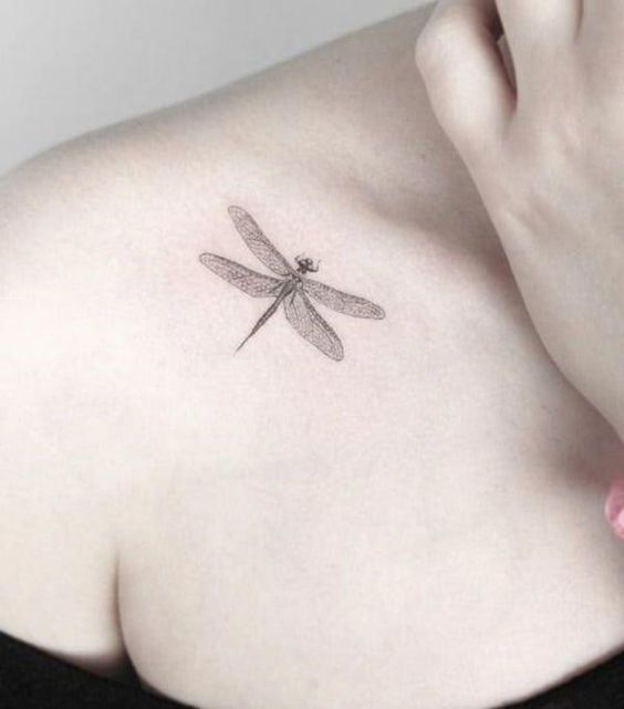 68 Tatuajes de Libélulas con sus Significados 47 68 Tatuajes de Libélulas con sus Significados 47