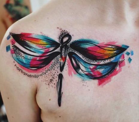 68 Tatuajes de Libélulas con sus Significados 48 68 Tatuajes de Libélulas con sus Significados 48