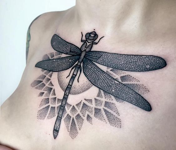 68 Tatuajes de Libélulas con sus Significados 49 68 Tatuajes de Libélulas con sus Significados 49