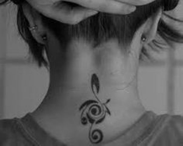 Tatuajes de Notas Musicales e Instrumentos 12 Tatuajes de Notas Musicales e Instrumentos 12