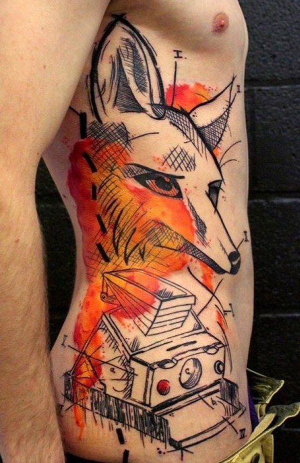 51 Tatuajes de zorros y sus significados 4 51 Tatuajes de zorros y sus significados 4
