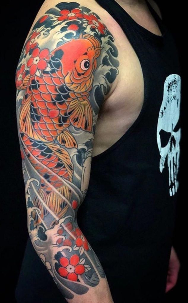 64 Ideas de Tatuajes de Pez Koi (+ Significados) 1 64 Ideas de Tatuajes de Pez Koi (+ Significados) 1