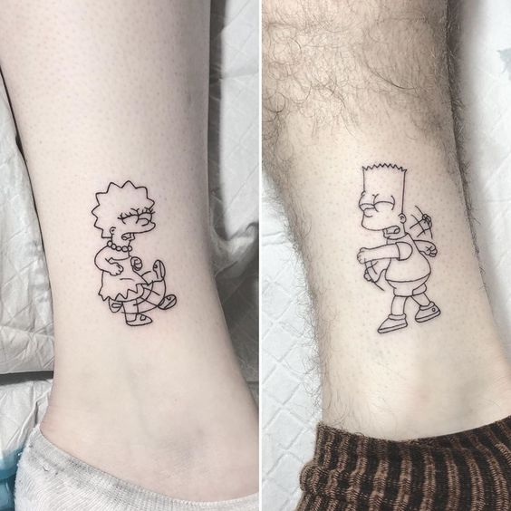 53 Tatuajes de los Simpson que te volaron la cabeza 39 53 Tatuajes de los Simpson que te volaron la cabeza 39