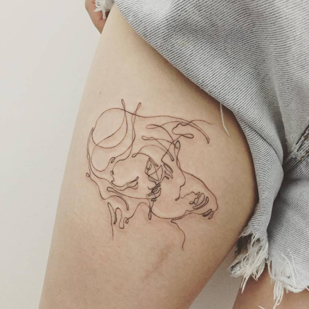 48 Ideas para Tatuajes de Líneas +Significado 18 48 Ideas para Tatuajes de Líneas +Significado 18
