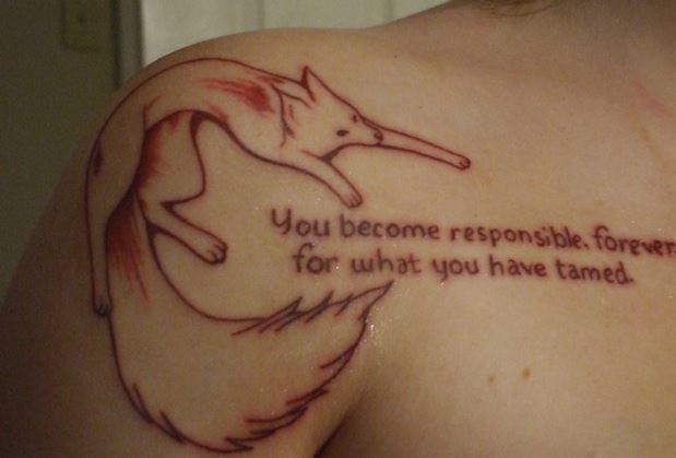 Tatuajes del Principito: solo se ve bien con el corazón 93 Tatuajes del Principito: solo se ve bien con el corazón 93