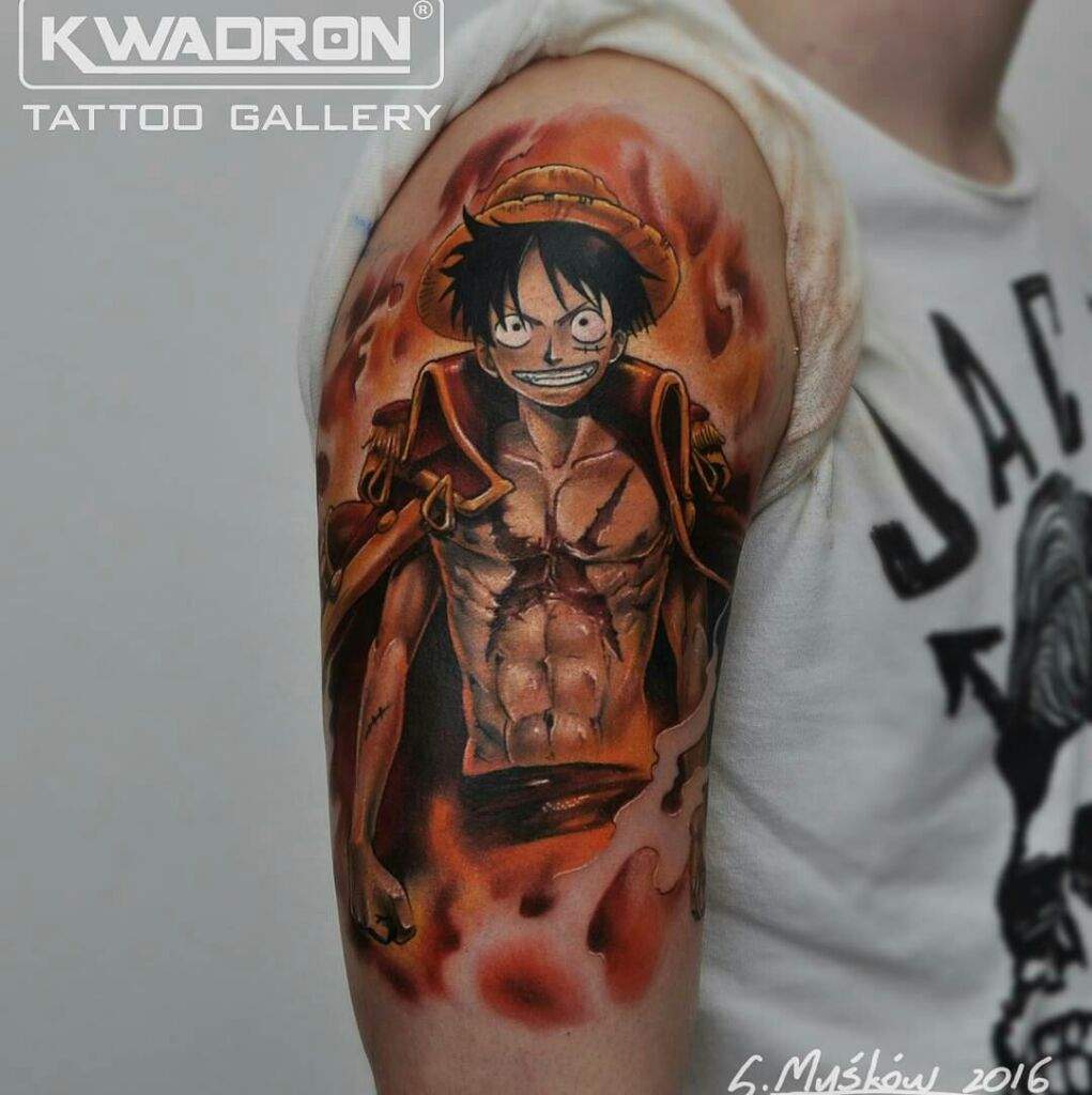 Tatuajes de One Piece (+Significados) 9 Tatuajes de One Piece (+Significados) 9