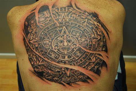 Tatuajes del calendario azteca 20 Tatuajes del calendario azteca 20