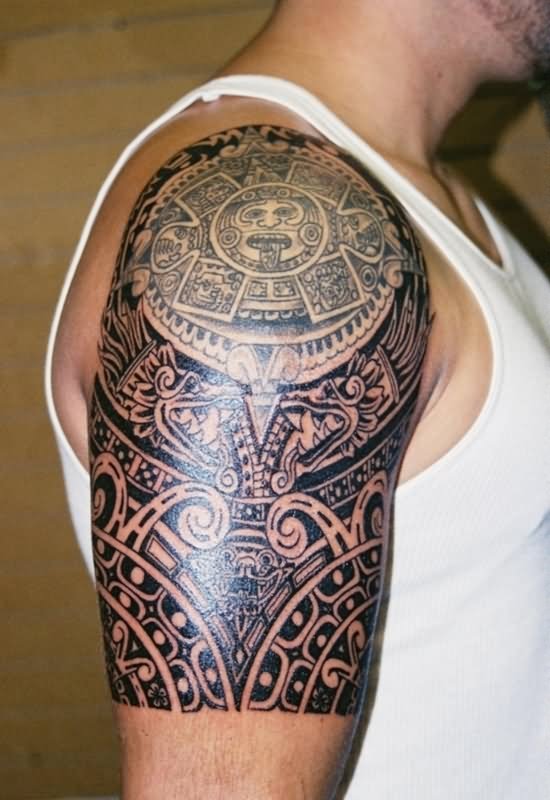 Tatuajes del calendario azteca 26 Tatuajes del calendario azteca 26