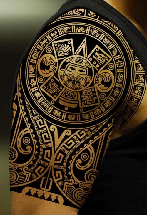 Tatuajes del calendario azteca 27 Tatuajes del calendario azteca 27