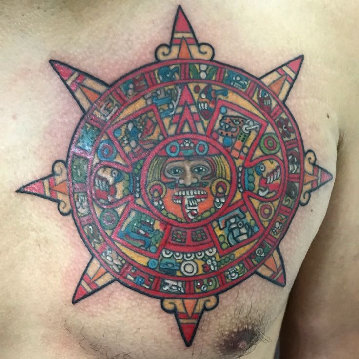 Tatuajes del calendario azteca 35 Tatuajes del calendario azteca 35