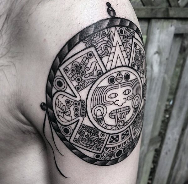 Tatuajes del calendario azteca 32 Tatuajes del calendario azteca 32