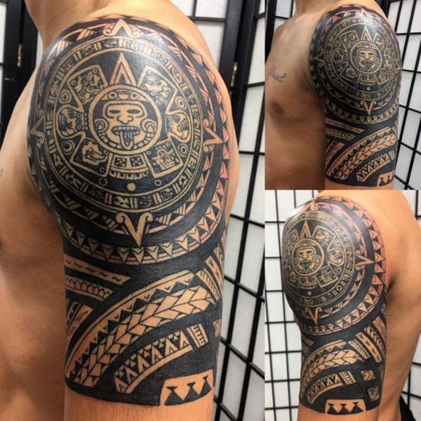 Tatuajes del calendario azteca 34 Tatuajes del calendario azteca 34