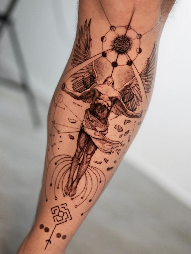 Tatuajes de Ícaro y su Significado 1 Tatuajes de Ícaro y su Significado 1