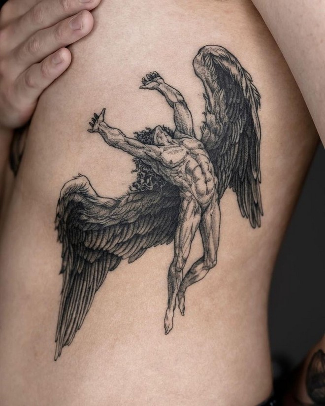 Tatuajes de Ícaro y su Significado 16 Tatuajes de Ícaro y su Significado 16