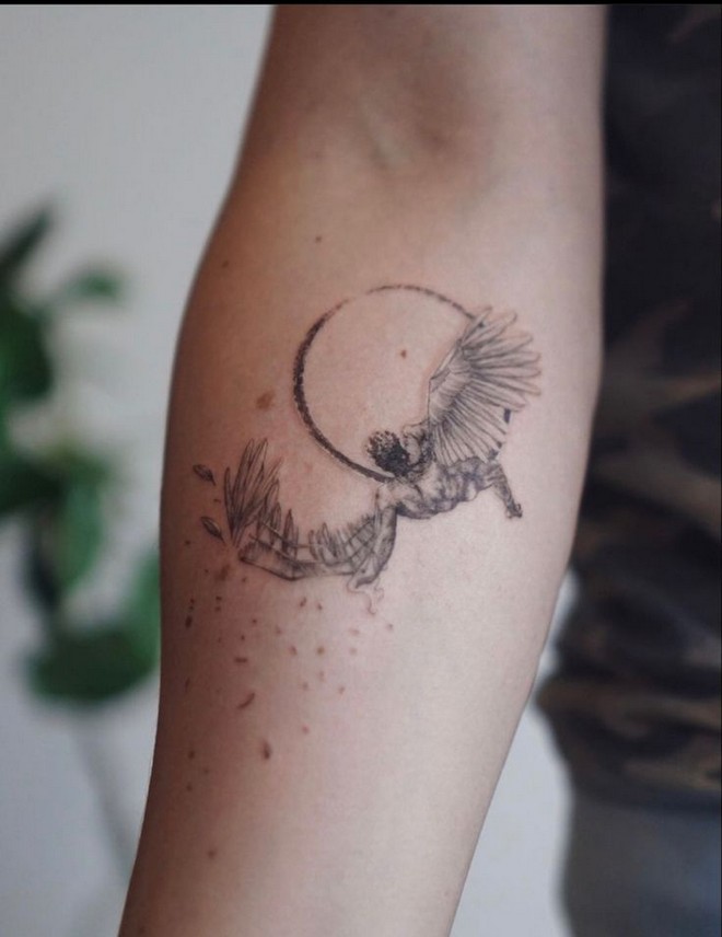 Tatuajes de Ícaro y su Significado 18 Tatuajes de Ícaro y su Significado 18