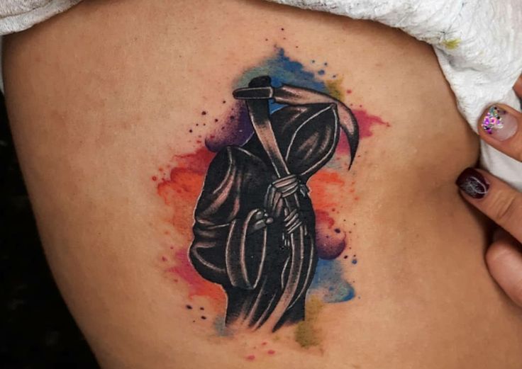 45 Mejores Tatuajes de la Santa Muerte con Significados 30 45 Mejores Tatuajes de la Santa Muerte con Significados 30