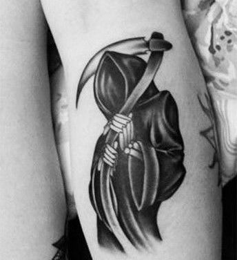 45 Mejores Tatuajes de la Santa Muerte con Significados 1 45 Mejores Tatuajes de la Santa Muerte con Significados 1