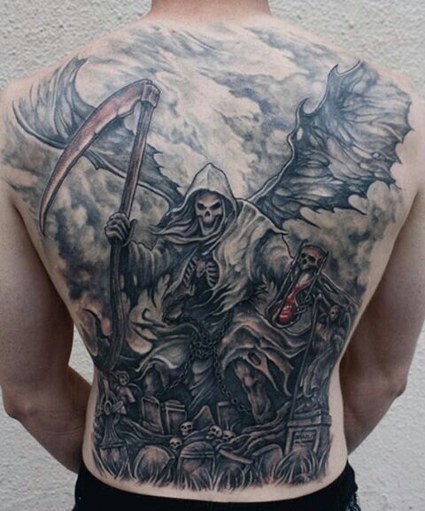 45 Mejores Tatuajes de la Santa Muerte con Significados 22 45 Mejores Tatuajes de la Santa Muerte con Significados 22