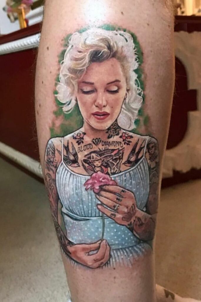 Tatuajes de Marilyn Monroe: Los Mejores Diseños 13 Tatuajes de Marilyn Monroe: Los Mejores Diseños 13