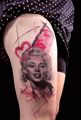Tatuajes de Marilyn Monroe: Los Mejores Diseños 16 Tatuajes de Marilyn Monroe: Los Mejores Diseños 16