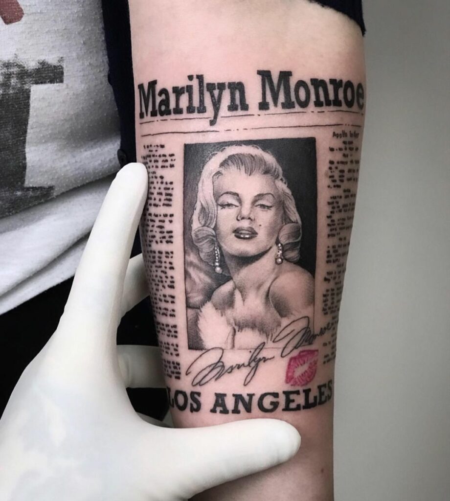Tatuajes de Marilyn Monroe: Los Mejores Diseños 25 Tatuajes de Marilyn Monroe: Los Mejores Diseños 25