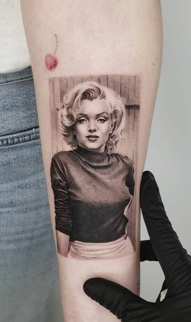 Tatuajes de Marilyn Monroe: Los Mejores Diseños 8 Tatuajes de Marilyn Monroe: Los Mejores Diseños 8
