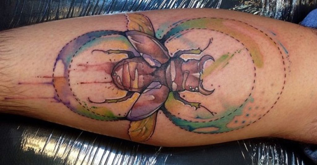 62 Ideas de Tatuajes de Escarabajos (+Significados) 1 62 Ideas de Tatuajes de Escarabajos (+Significados) 1