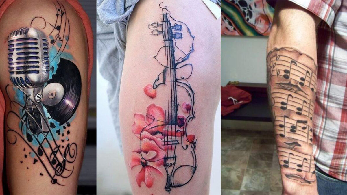 Tattoo Of Music Notes Designs Free Music Tattoo Designs Clipart    ClipArt Best  ClipArt Best