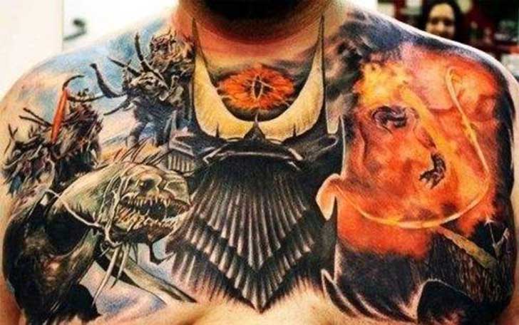69 Tatuajes del Señor de los anillos: magia en la piel 1 69 Tatuajes del Señor de los anillos: magia en la piel 1