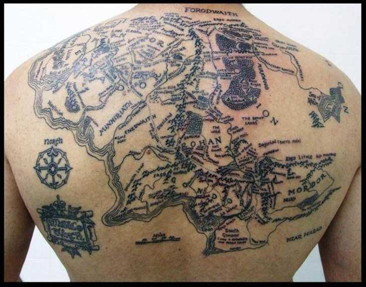 69 Tatuajes del Señor de los anillos: magia en la piel 48 69 Tatuajes del Señor de los anillos: magia en la piel 48