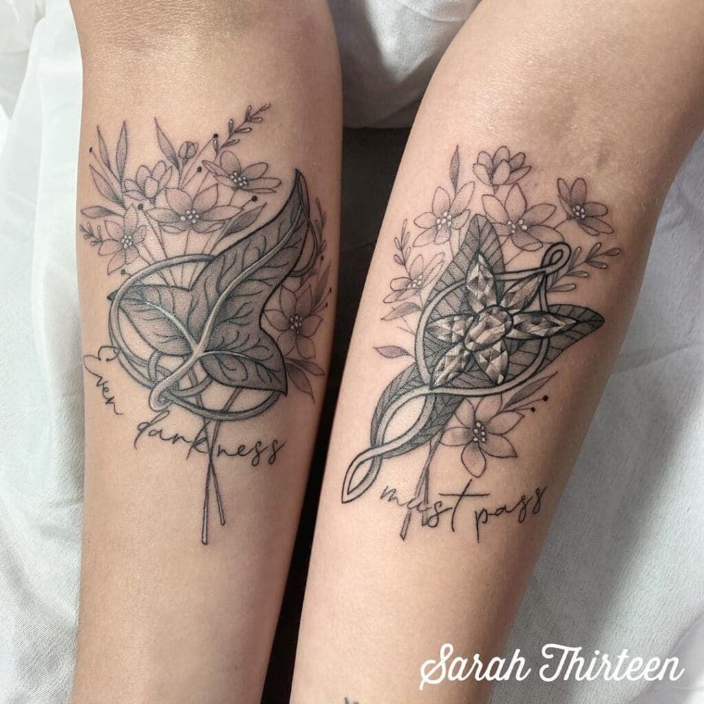 69 Tatuajes del Señor de los anillos: magia en la piel 63 69 Tatuajes del Señor de los anillos: magia en la piel 63