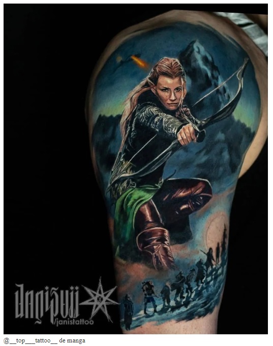69 Tatuajes del Señor de los anillos: magia en la piel 4 69 Tatuajes del Señor de los anillos: magia en la piel 4