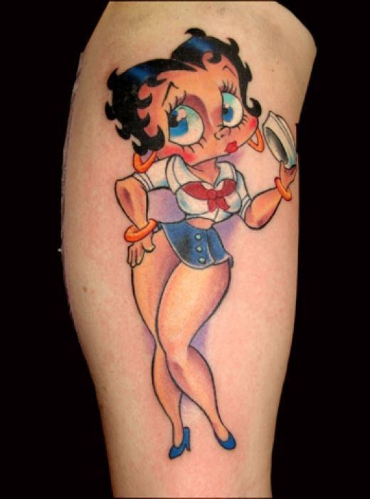 Tatuajes Pin Up: Colgados en la piel 20