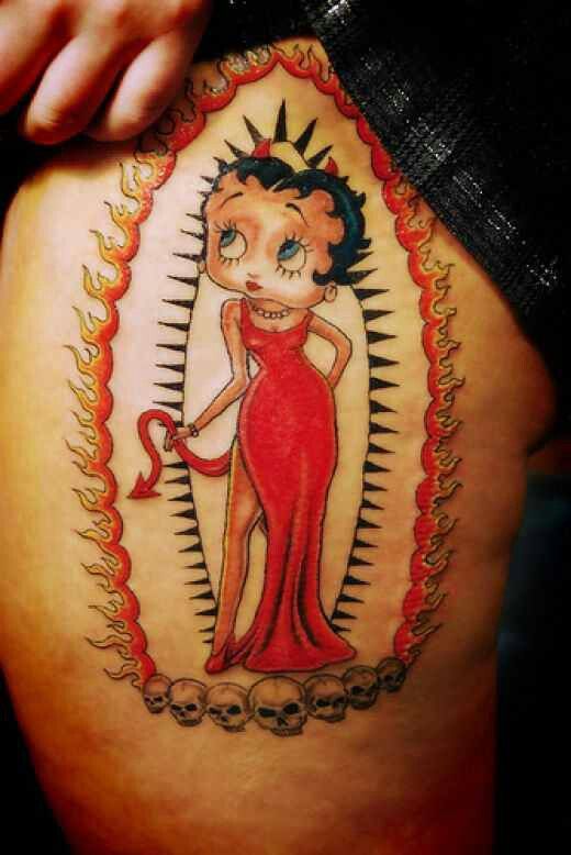 Tatuajes Pin Up: Colgados en la piel 31