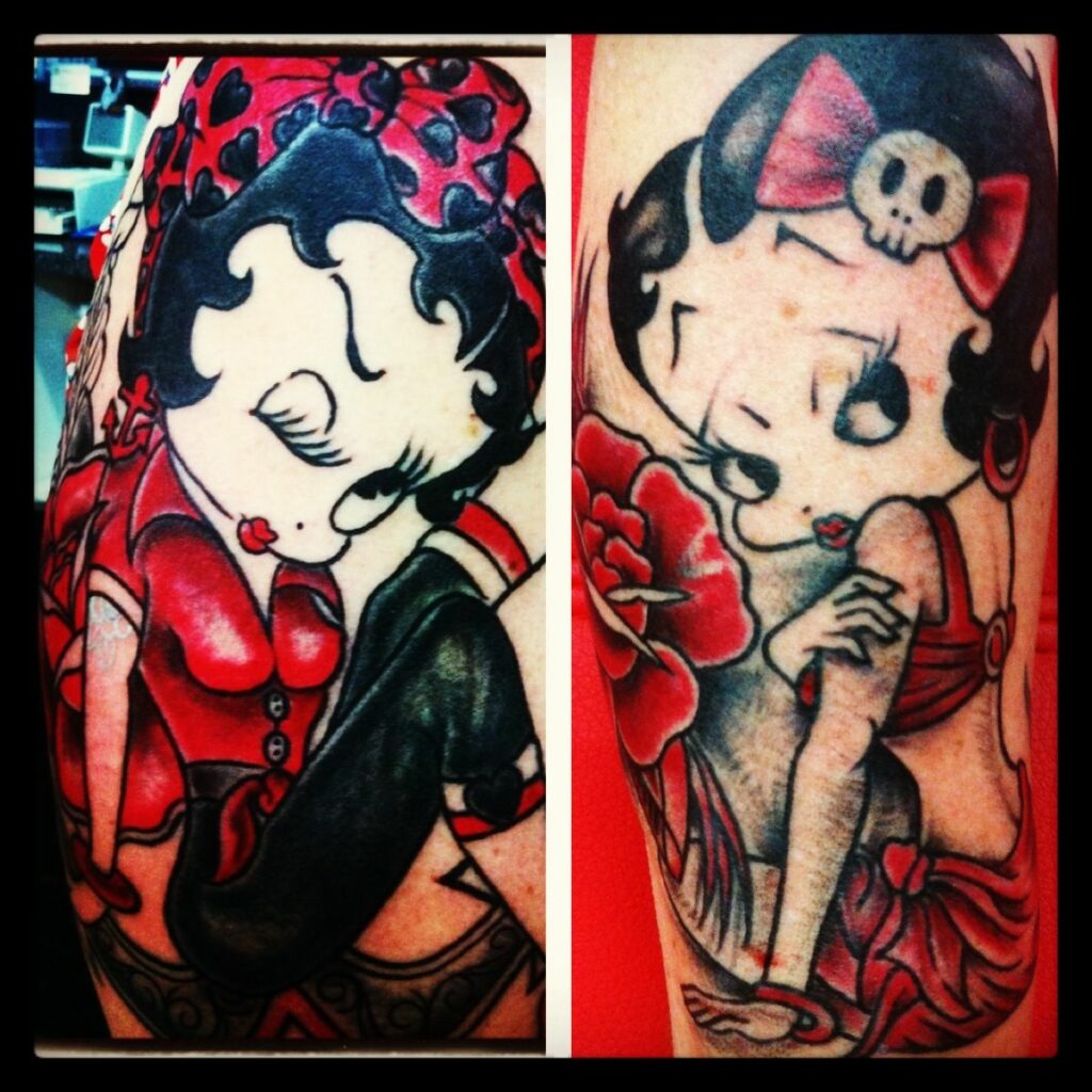 Tatuajes Pin Up: Colgados en la piel 32