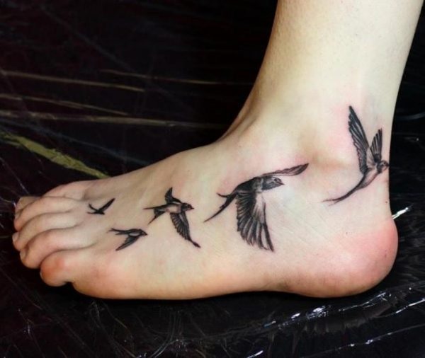 63 Ideas de Tatuajes en los Pies 48