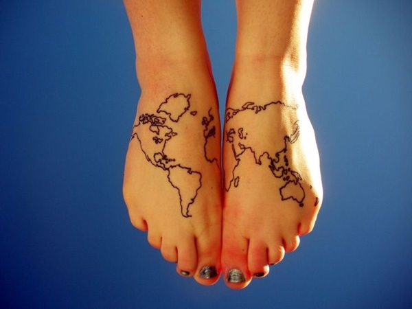 63 Ideas de Tatuajes en los Pies 6